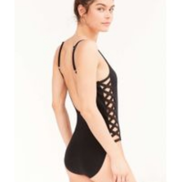 Danskin Tops - Danskin Lace Up My Sides Bodysuit